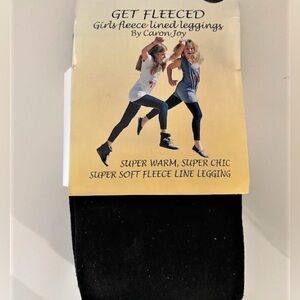 Girls Fleece-Lined Leggings, Size 7/8